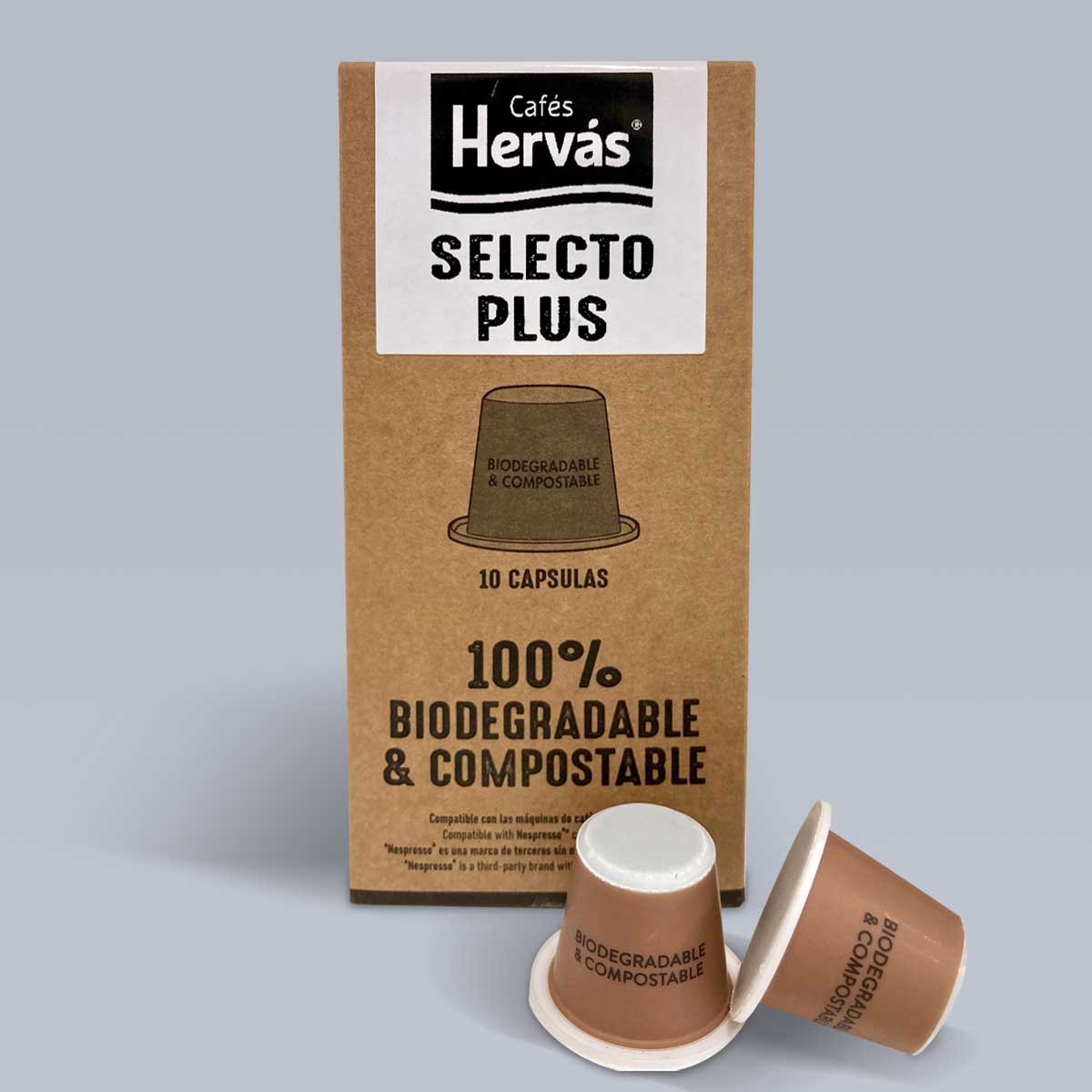 Cápsulas café compatibles biodegradables – Venta online de cafés y  complementos | Tienda Cafés Hervás